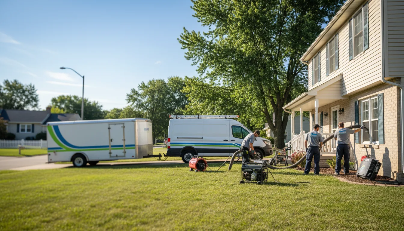 Flooded Basement Restoration And Cleanup With Repair in Downs, KS near me